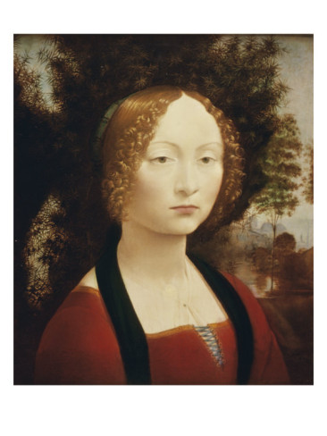 Ginevra De Benci - Leonardo Da Vinci Painting